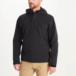 Veste coupe-vent de sport pour homme, logo personnalisé, streetwear, veste de pluie, nylon, softshell, imperméable, tissée, pour la course à pied en plein air - Product Image 3