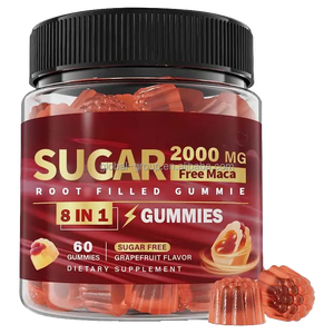 Hot bán nhãn hiệu riêng Nhân Sâm Maca chiết xuất từ rễ đường miễn phí Hương vị nho Maca Gummies cho người lớn dạng bào chế - Product Image 6