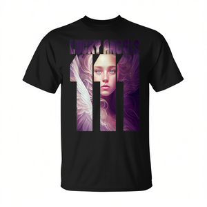 T-shirt Promozionale Numero Angelico 111 - T-shirt Portafortuna Numero Angeli - Product Image 3