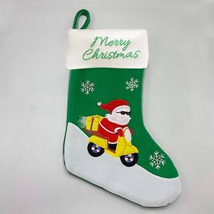 Chaussette de Noël en forme de dessin animé : motifs Père Noël, bonhomme de neige, renne, décoration de Noël à suspendre et accessoire cadeau - Product Image 5
