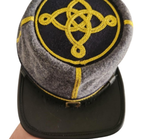 Vente en gros exigence personnalisée Logo haute qualité unisexe 100% laine reproduction américaine Kepis chapeaux - Product Image 2