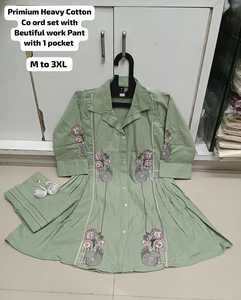 Ensemble de cordons en coton avec broderie complète au crochet, très confortable, fabricant en gros en Inde, ensembles de cordons pour femmes en Inde - Product Image 2