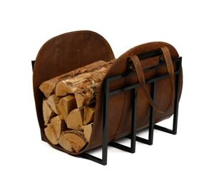 Soporte de árbol de madera para acampar al aire libre Colección de recogida de leña Almacenamiento de fuego multifuncional - Product Image 1