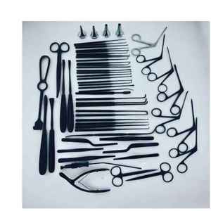 Micro ensemble d'instruments auriculaires chirurgie de la tympanoplastie Kit chirurgical ORL réutilisable en acier inoxydable - Product Image 1