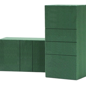 Espuma Floral Húmeda de Rápida Absorción de Agua, Larga Duración, Uso en Interiores/Exteriores, para Ramos de Flores Frescas, Decoración de Bodas - Product Image 1