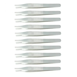 10 pièces pinces à tissus Adson Instruments chirurgicaux/médicaux SS 4.75 "dentelé - Product Image 6