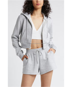 New Arrival Women's 100% Cotton Pullover Hoodies <b>Long</b> <b>Sweatshirts</b> with Front Logo for Autumn Season - Product Image 6