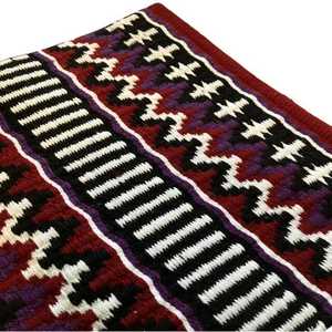 Couverture de luxe en laine néo-zélandaise avec tapis de selle de spectacle de performance d'équitation de style occidental du sud-ouest - Product Image 2