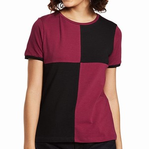 Camiseta Casual de Algodón 100% con Estampado de Personajes y Logotipo Personalizado para Mujer, Dos Colores, Camiseta de Marca para Mujer - Product Image 1