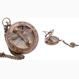 2024 nouveauté classique en laiton poche Navigation boussole Portable outil de voyage avec Style Antique Look et chaîne à vendre - Product Image 5