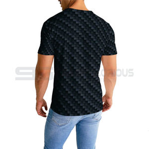 Último estilo, ropa de hombre, impresión por sublimación, cuello redondo, ropa para adultos, camisetas con tu propio diseño de logotipo, camisetas de algodón 100% para hombre - Product Image 6
