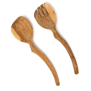 Ensemble de service à salade en bois élégant de qualité supérieure pour les événements de Noël et de la Saint-Valentin Vaisselle à utiliser Vaisselle Outils à salade Décoration de table - Product Image 6