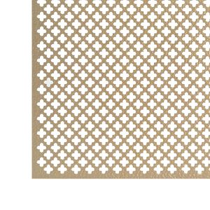 Tôle d'aluminium perforée décorative Cloverleaf, <span class=keywords><strong>panneau</strong></span> en maille métallique résistant à la rouille pour les couvercles de ventilation, les armoires et la décoration DIY - Product Image 1