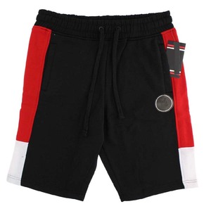 2025 logotipo personalizado verano 2 piezas hombres conjunto corto Jogger algodón hombres camisetas pantalones cortos chándal conjuntos bloque Color cuello redondo High Street - Product Image 4