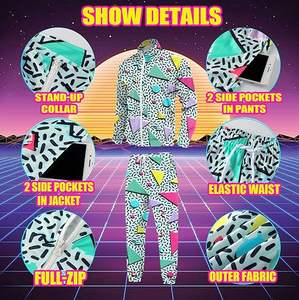 Chándal deportivo de verano 100% de poliéster de talla grande personalizado de alta calidad para hombres y mujeres, sublimación transpirable - Product Image 4