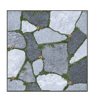 Carreaux de sol extérieurs en porcelaine rustique KC pour villas, 400x400mm, épaisseur 8,5mm, finition mate antidérapante, garantie à vie