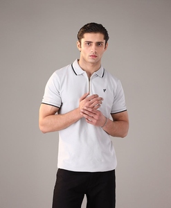 Chemise polo classique pour homme, polo piqué à fermeture à deux boutons, chemise de golf à la mode d'été, t-shirt lavable en machine - Product Image 6
