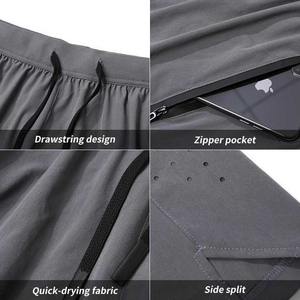 2025 nouvelle vente en gros usine été basket-ball élastique ceinture Nylon Spandex maille Shorts hommes Shorts athlétiques - Product Image 6