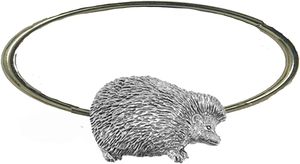 Servilletero de peltre inglés fino de erizo, decoración única para el hogar para fiestas, Material de madera y papel para centros de mesa - Product Image 3