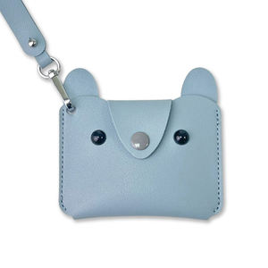 Custom Animal Shape Leather Card Holder PU Leather Short Wallet - Product Image 3