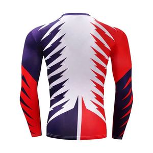 2026 Custom Men's Sublimation Rash Guard Breathable and Best Selling Featuring Latest Design <b>Compression</b> Shirts - Product Image 3