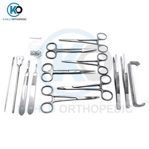 Set of 14 Advanced Lab Set Dissection Kit Stainless Steel Emergency Suture Kit Tactical Made By KAHLU ORTHOPEDIC - Product Image 2