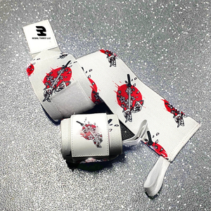 Anime cổ tay kết thúc tốt đẹp cử tạ đàn hồi Ban nhạc cổ tay thể hình kéo lên phòng tập thể dục tập thể dục mặc đào tạo <span class=keywords><strong>Neoprene</strong></span> cổ tay kết thúc tốt đẹp Anime - Product Image 1