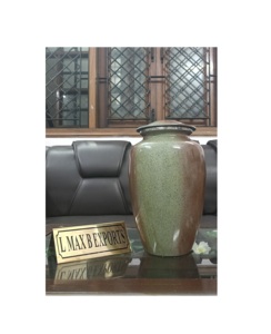 โกศโลหะดีไซน์คลาสสิกสำหรับขี้เถ้าศพอลูมิเนียมสินค้าใหม่ - Product Image 1