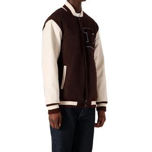 Veste universitaire unisexe en laine pour l'hiver, personnalisable avec logo brodé, respirante, écologique et à séchage rapide, vente en gros - Product Image 5