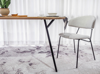 Mesa de Comedor de Madera Mindi Negra para Banquetes, Restaurantes, Hoteles, Villas, Resorts, Cafés, Mobiliario Comercial para Hostelería, Venta al Por Mayor