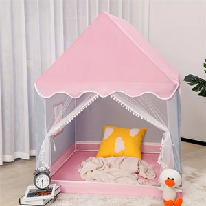 Gran oferta, tienda de juegos para niños rosa, tienda de campaña plegable para niños, tienda de juegos para niños, sala de juegos, Castillo de princesa, tiendas de campaña - Product Image 4