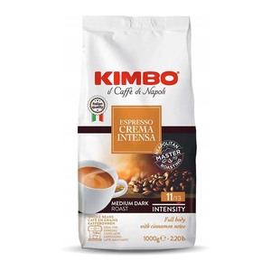 Kimbo Crema caffe Classico กาแฟถั่วทั้งเมล็ดกาแฟรสชาติสมดุลแพคเกจ1กก. - Product Image 3