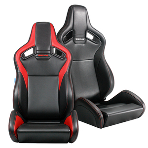 Siège de voiture sport inclinable SSCUS Speedster en PU professionnel avec rembourrage en mousse moulé par injection confortable - Product Image 1