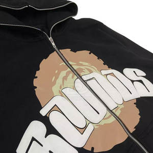 Sweat à capuche léger à imprimé bouffant pour hommes, couleur unie, hiver chaud, manches longues avec col à capuche, nouvel arrivage - Product Image 3