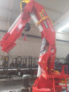 Alta calidad, capacidad de 10 toneladas, Puma, Turquía, cubierta móvil plegable, barco, grúa, pluma de nudillo, momento de alta carga, construcción nueva - Product Image 6