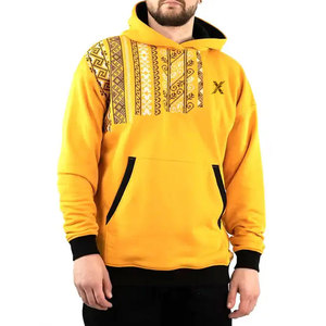 Sweat à capuche tendance pour l'hiver, streetwear, broderie, couture de haute qualité, capuche, 100% coton, polaire, poche, design décontracté - Product Image 1