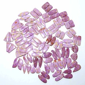Paires de phosphosiderite naturelle de haute qualité Cabochon en vrac Pierres précieuses de quartz de haute qualité pour la fabrication de bijoux - Product Image 2
