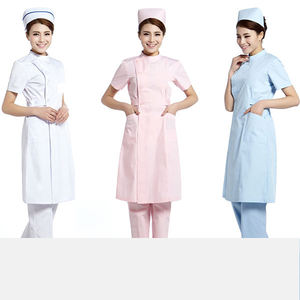 Ensembles d'uniformes de gommage costume médical uniforme d'hôpital couleur unie col en v uniforme d'infirmière personnalisé - Product Image 6