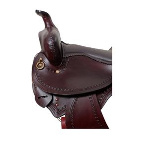 Selle Western Endurance en cuir marron avec siège rembourré pour l'approvisionnement et la fabrication d'équitation - Product Image 2