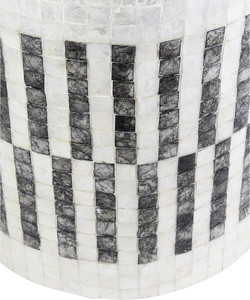 Estilo nórdico de alta calidad hermosa mesa de centro con Incrustaciones de nácar en blanco y negro para muebles hogar Villa Hotel Decoración - Product Image 2