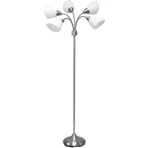 Dernière arrivée Lampadaire à LED personnalisé moderne du milieu du siècle chambre à coucher à bande verticale lampadaire à gradation en métal pour la décoration intérieure - Product Image 4