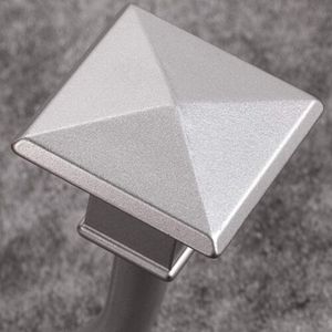 2 pz accessori per tendaggi decorativi in metallo quadrato a parete - Product Image 5