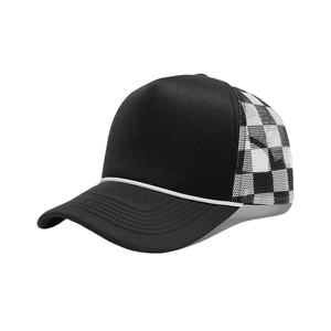 หมวกแก๊ปทรง Trucker คุณภาพสูง ลายตารางหมากรุก ตาข่ายแบบทึบ  งานปัก 3 มิติ สำหรับผู้ชายและผู้หญิง รุ่นใหม่ล่าสุด BY BS 2026 - Product Image 4