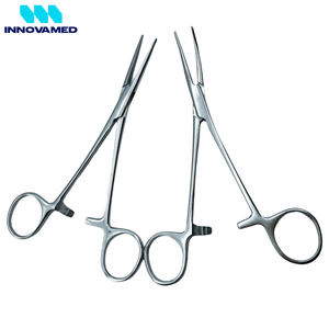 Pinzas Hemostáticas Rectas con Bloqueo, Pinzas de Bucle, Herramienta Manual 12.5 16 18cm, Pinzas Kelly Hemostáticas Plateadas INNOVAMED CE - Product Image 2