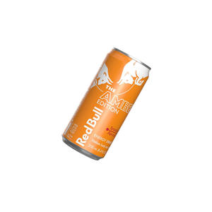 Vente en gros de boisson énergisante aromatisée à la fraise et à l'abricot pour Red Bull Amber Edition au meilleur prix - Product Image 4