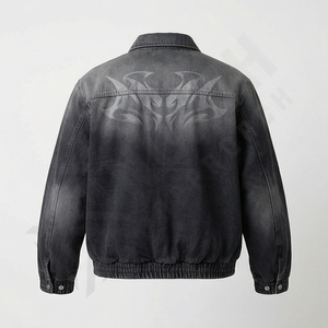 Chaqueta Vaquera Nueva para Hombre, Logotipo Personalizado, Diseño Personalizado, Material de Alta Calidad, Precio Bajo, Ropa Casual de Calle, Prenda Exterior - Product Image 2