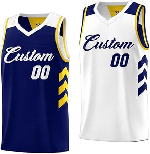 Camiseta de baloncesto personalizable de secado rápido, malla transpirable, logotipo personalizado, nombre del equipo, impresión por sublimación, ropa deportiva de verano - Product Image 1