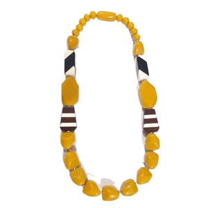 Collar de cuentas de resina de colores ajustables personalizados collar gargantilla de cadena de eslabones collares de resina para fiestas y Bodas de Javed - Product Image 4