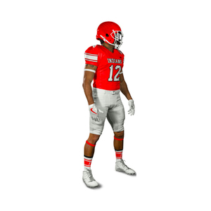 Nueva sublimación impresa personalizada Nuevo diseño Uniformes de fútbol americano Deportes de fútbol y ropa de equipo Uniforme de fútbol americano - Product Image 5