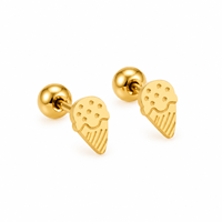Boucles d'oreilles et clous d'oreilles élégants et minimalistes en acier inoxydable 316 pour le quotidien, le bureau, les rendez-vous, les fêtes, les cadeaux et les vacances